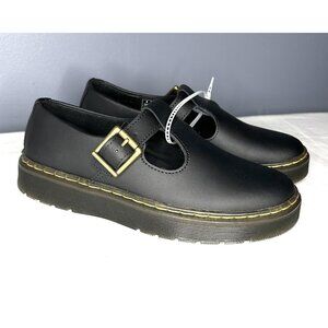 Dr. Martens Shoes Womens Size 6 Black Zavala Mary Jane T-Bar Leather AirWair